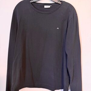 J.Lindeberg Navy Long Sleeve Cotton Shirt Large